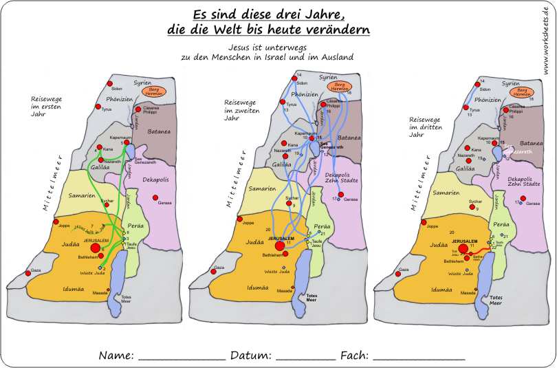 3 Jahre lehrt Jesus-bersicht