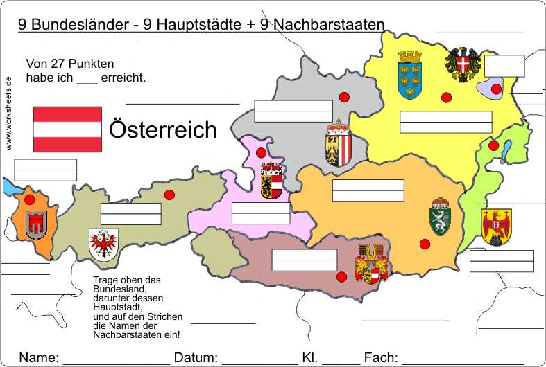 9 Bundeslnder+ Nachbarstaaten-sterreich-Austria-AB.
