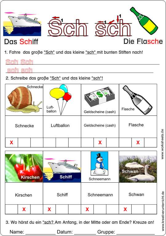 Buchstabe_Sch_Deutschlernen-Lös