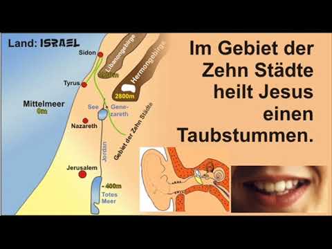 Jesus heilt Taubstummen