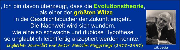 Malcolm Muggeridge-Evolution