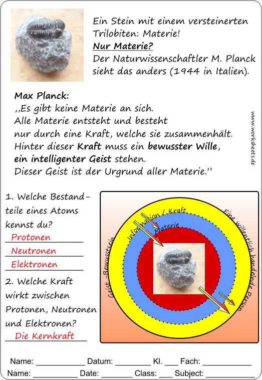 Max Planck-Materie-Geist-Ls