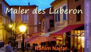 Rahim Najfar-Maler Luberon