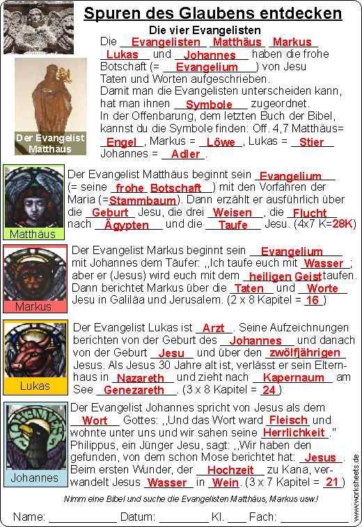 Was Bedeuten Die Symbole Der 4 Evangelisten Die vier Evangelisten Symbole - Spuren des Glaubens 2