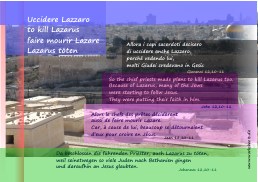 Uccidere Lazzaro-to kill Lazarus-mourir Lazare-Lazarus tten-s