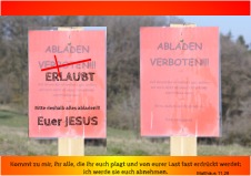 Abladen verboten-Logo