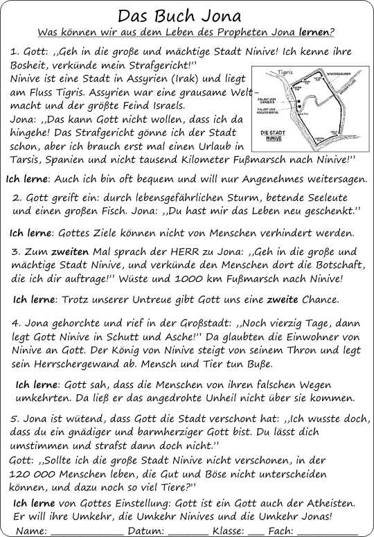 Das Buch Jona-Was k�nnen wir lernen-L�s