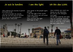 Ich bin das Licht f�r die Welt-Bibelvers-Logo